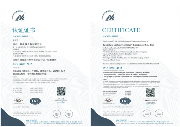 ISO 14001 Certification