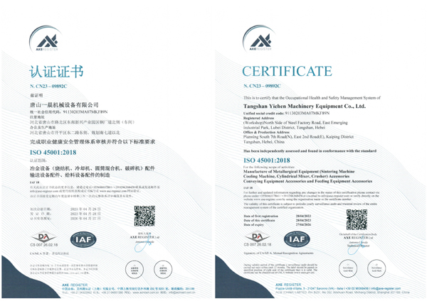 ISO 45001 Certification